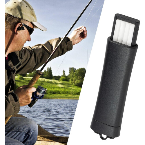 Fishing Hook Sharpener with Retractable Ceramic Stone, Fast Accurate Sharpening for Bass and Trout 1