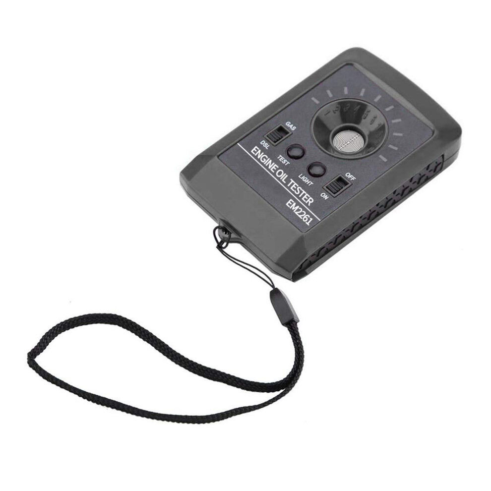 Accuracy Digital Engine Oil Quality Tester With Calibration For Car Maintenance And Safety Inspection (Black) Black 9070919957215