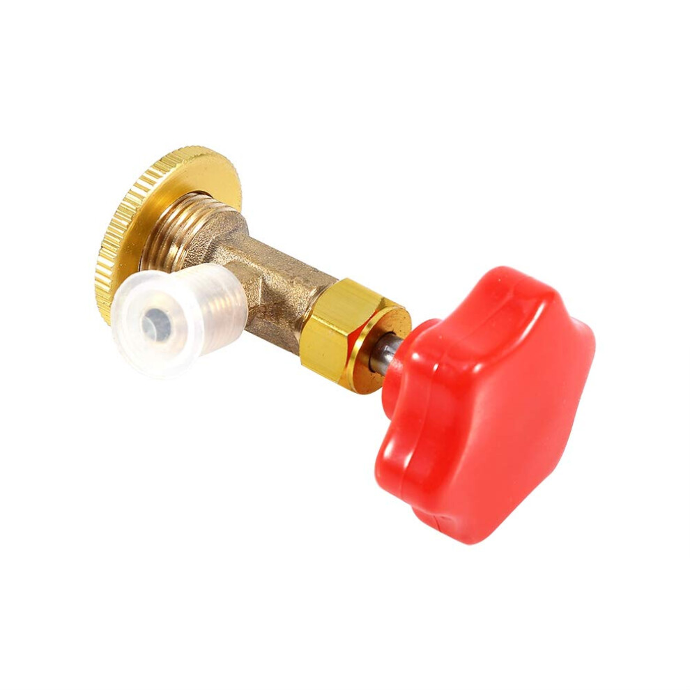 R134a Can Tap Valve With Durable Brass Fittings, Auto Ac Refrigerant Bottle Opener Tool 9044945397789
