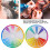 Art Class Teaching Tool Gentle Formula Rotation Dial Color Relationship Visualizer UV Protected Moisture Resistant Pocket Size 23cm 7