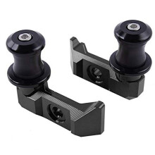 Motorcycle Swingarm Spools and Rear Axle Sliders for Yamaha MT07 FZ07 20152018 Black CNC Aluminum