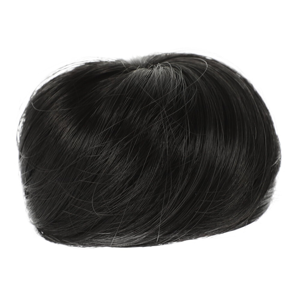 Unisex Synthetic Messy Hair Bun Extension Naturallooking Clipon Hairpiece Adds Instant Volume