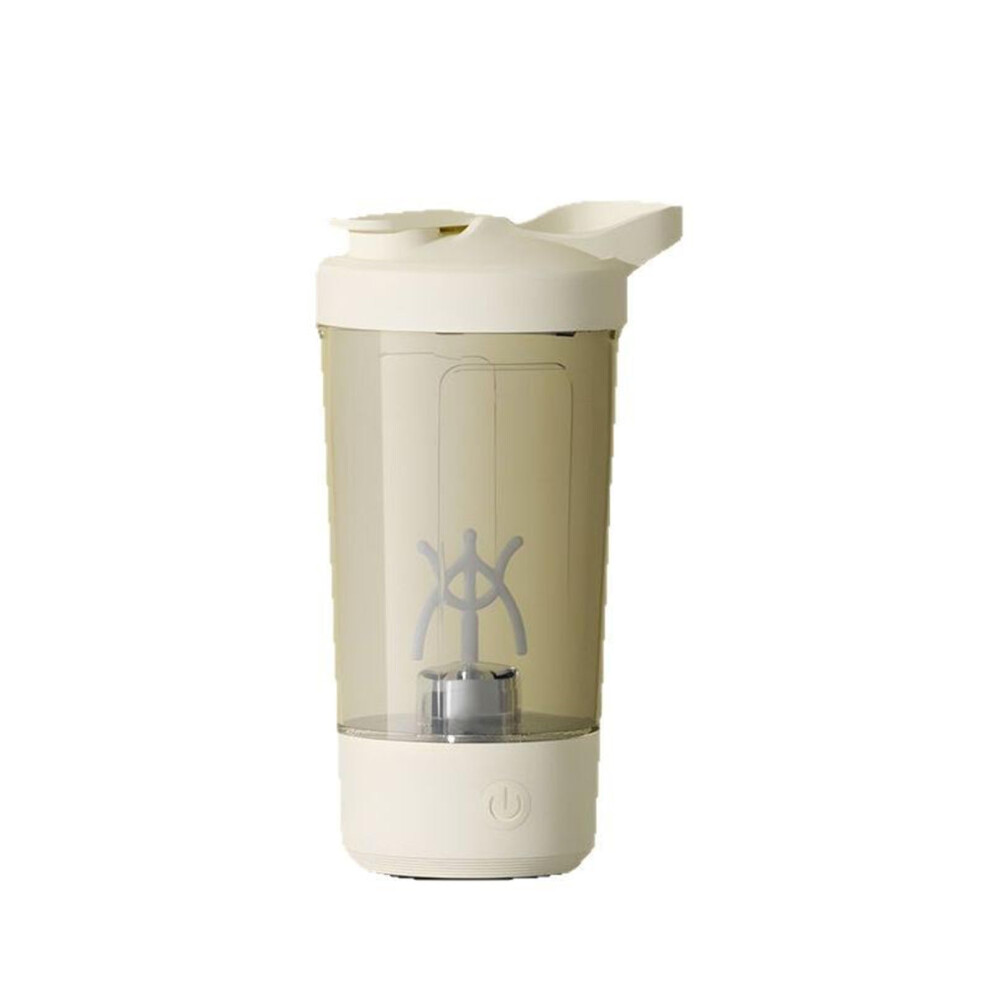 Protein Shaker Bottle 400ml USB Rechargeable Electric Mixer Cup with LeakProof Seal for Shakes