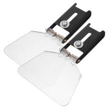 2pcs 6 Inch Bench Grinder Eye Shield Panel with Dust Protection Safety Guard for Woodworking