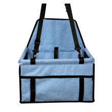 3in1 Dog Car Seat and Pet Travel Carrier for Small Dogs and Cats, Portable Bed Blue