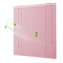 Aluminum Mini Blinds 25mm Metal Slat Darkening Horizontal Venetian Blind Indoor Windows Waterproof Pink Sizes 20170 cm