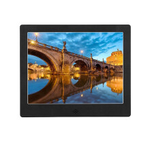 Digital Photo Frames 8Inch Slim Digital Photo Frame With 4:3 Aspect Ratio Supports Photos Music And Video Playback