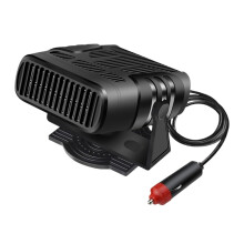 12V 24V Car Heater with Windshield Defroster Fan, Instant Heating, 360 Rotation DualUse Design