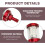 Motorcycle Fuel Filter Inline RustProof Alloy Cup for Engine Protection Universal Red 2
