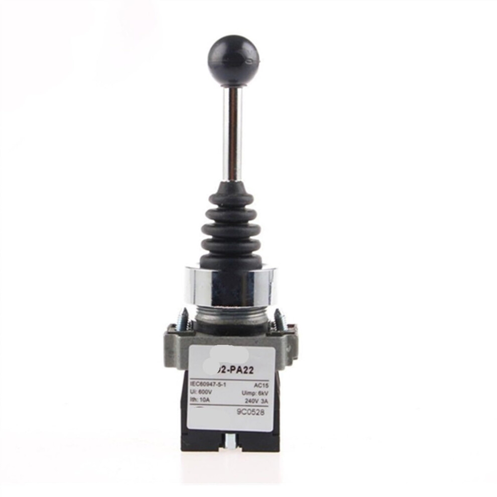 Industrial Selector Switch Dpst 2No 3 Position 600V 10A Voltage Dual Control Black 9174973478614