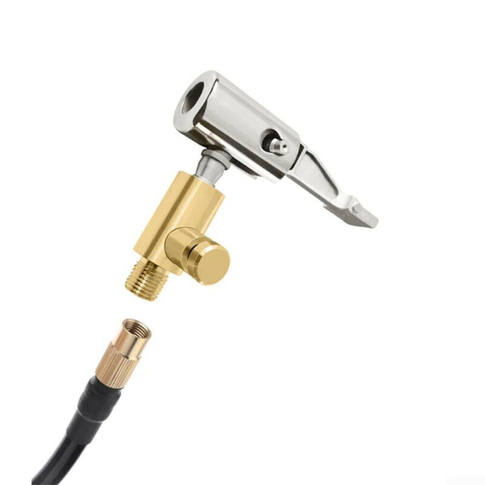 Tire Inflator With Brass Air Chuck For Dual Wheel Trucks And Rvs Fast Inflation Leak Seal 9044945398427