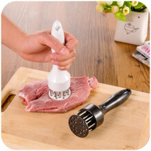 Stainless Steel Meat Tenderizer Tool with Needles for Steak, Pork, Beef, and Chicken