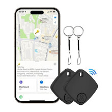 GPS Tracker with Bluetooth, Real Time Tracking for Keys Wallet Luggage Pets, Long Battery (1PCS)