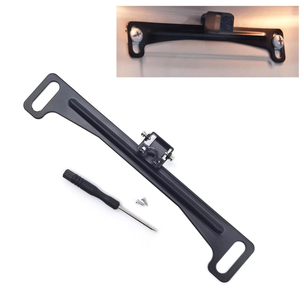 Car Rear View Camera License Plate Bracket, Metal Antivibration Backup Mount For Cars And Trucks 9070919958243