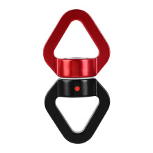 30kN Heavy Duty Climbing Carabiner with Locking Swivel Rope Clip for Hiking Rescue and Outdoor Use