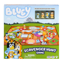 Bluey Scavenger Hunt Game A Fun Board Game Full Of Fun Activities To Perform, Things To Find And Questions About Bluey To Answer