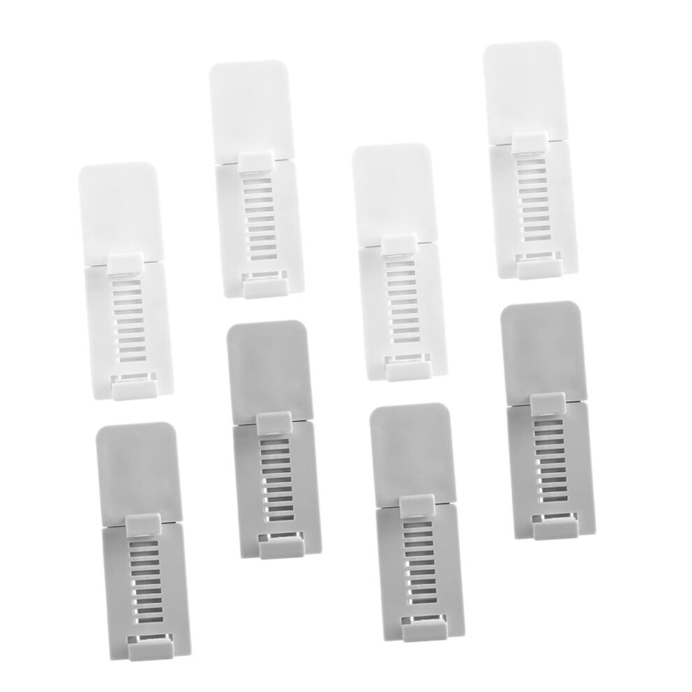 4 Pairs Toilet Seat Lifter Adhesive Lid Handles Hygienic ABS Plastic Easy Install for Bathroom