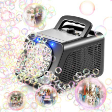 Tecnock Bubble Machine, Automatic Bubble Blower 15000+ Bubbles Per Minute, Bubble Machine for Kids Toddler, Portable Bubble Maker with 2 Speeds,