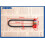 Combination Padlock with UShaped Long Shackle, DoubleLock Security, 7cm Beam, Red 2