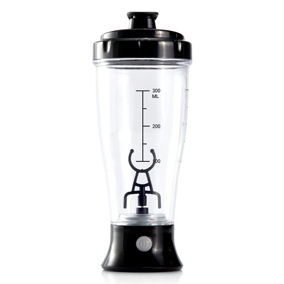 Electric Protein Shaker Bottle 300ML USB Rechargeable Automatic Drink Mixer for Gym and Coffee