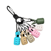 6Pcs Squid Jig Covers with Carabiner, Fishing Hook Protectors for Squid Jig Baits, 6 Colors