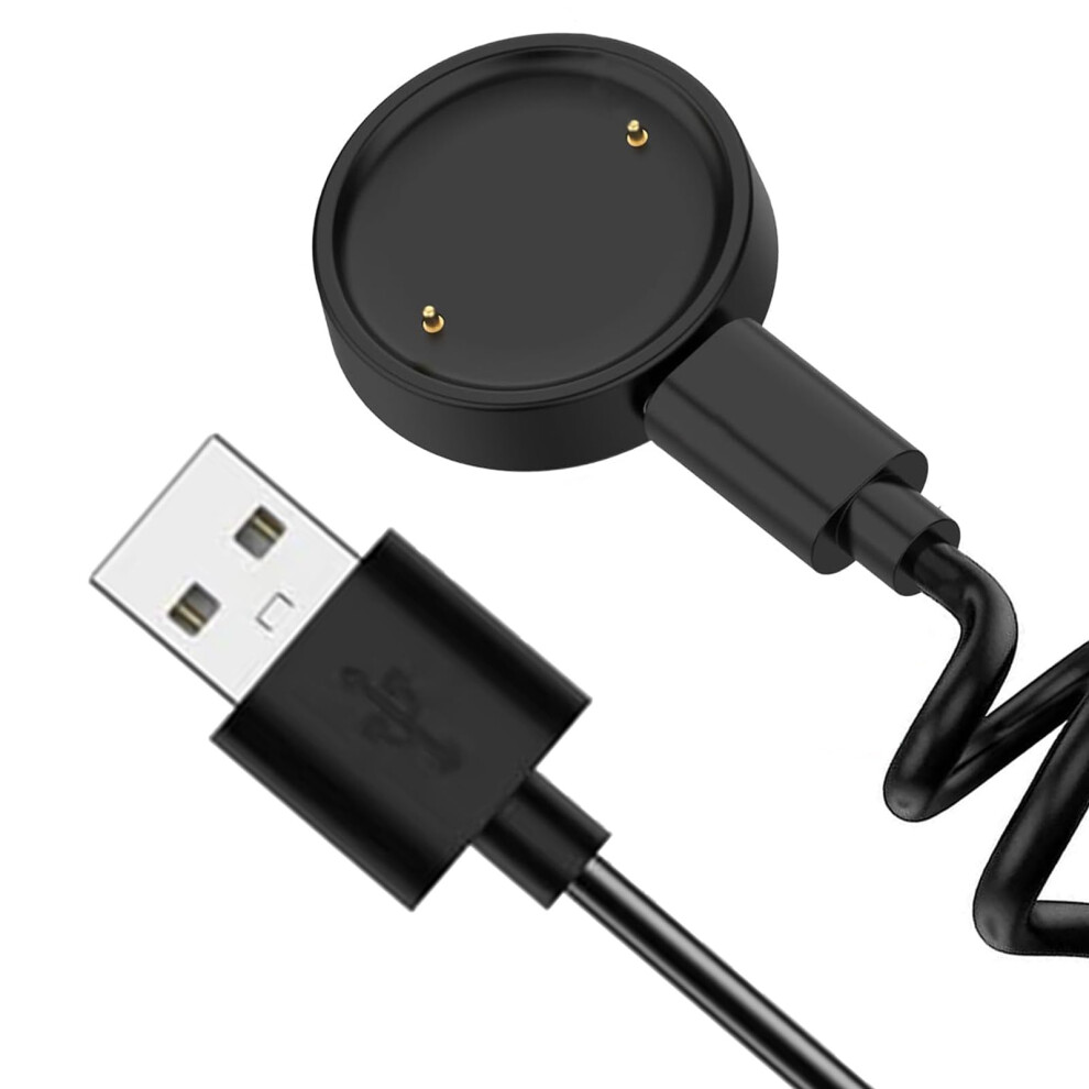 Charger Magnetic Cable For Amazfit Active 2 And Bip 6 Smartwatch Usb Dock 1M Contacts Gold 9070919936227
