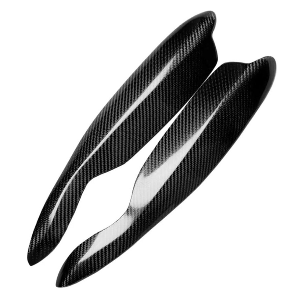 Car Headlight Eyebrow For Smart Fortwo 451 20092014 Abs Eyelid Covers Trim With Rain Guard 9070919958854
