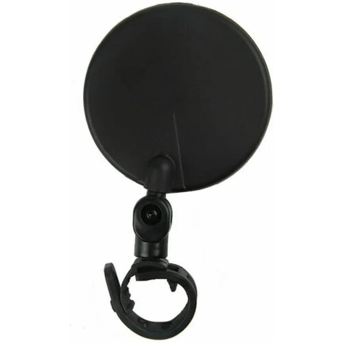 Motorcycle Rearview Mirror with 360 Adjustable Wide Angle Convex View for Handlebar Mounted Bikes 1