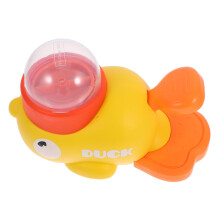 Duck Shaped Slow Feeder Pet Toy for Cats and Dogs with Press and Rotate Puzzle Design