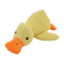 Dog Calming Toy Plush Duck with Realistic Quack Sound, Durable BiteResistant Stress Relief