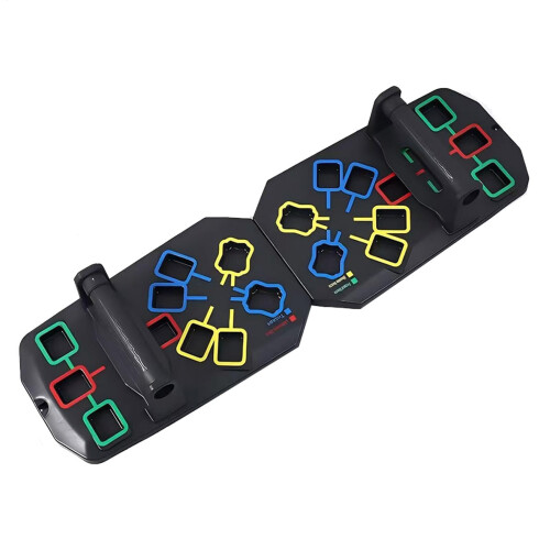 Push Up Board with MultiAngle Training, Foldable NonSlip Design for Home Upper Body Workout