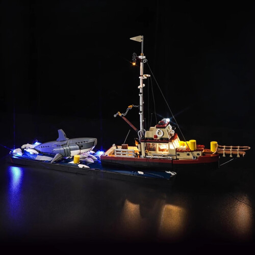 LED Light Kit for  21350 Jaws Killer Whale with Remote Control USB or Battery Powered 1
