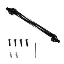 2Pcs Heavy Duty Adjustable Gate Spring Closer for Fence and Garden, RustResistant Steel