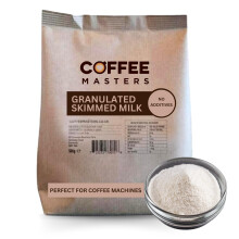 Coffee Masters Granulated Skimmed Milk Powder - 10 x 500g Dried Skim Powdered with No Additives - Perfect for Bean to Cup Espresso Machines and Home