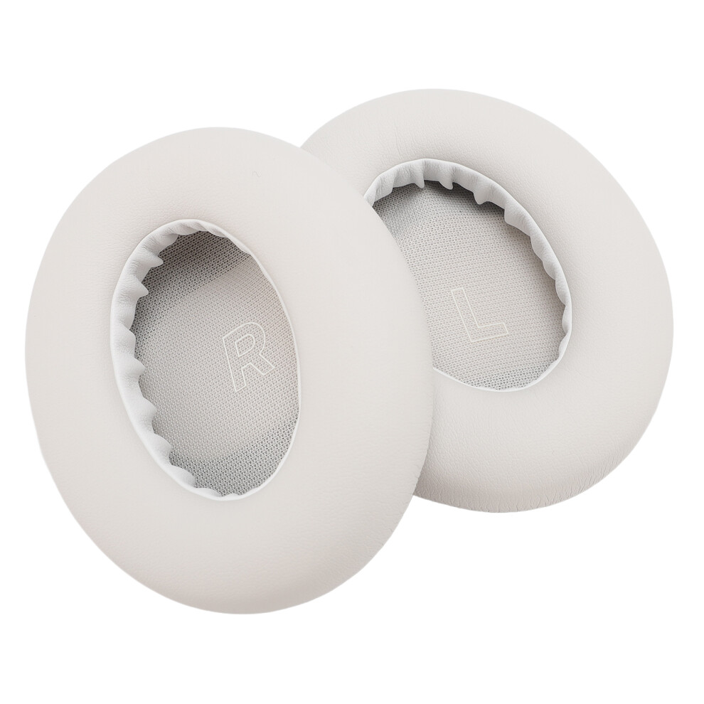 Replacement Ear Pads For Qc Ultra Headphones, Soft Protein Leather 2Pcs White 4931383381843