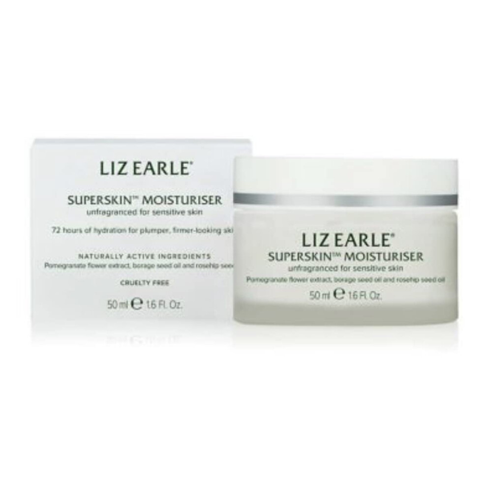 Liz Earle Superskin Moisturiser Unfragranced For Sensitive Skin 50Ml Jar