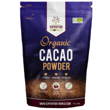 Organic Peruvian Raw Cacao - Premium Cocoa Powder 500g - Nature?s Chocolate Powder Rich in Magnesium & Flavonoids - Ideal for Hot Chocolate, Smoothies