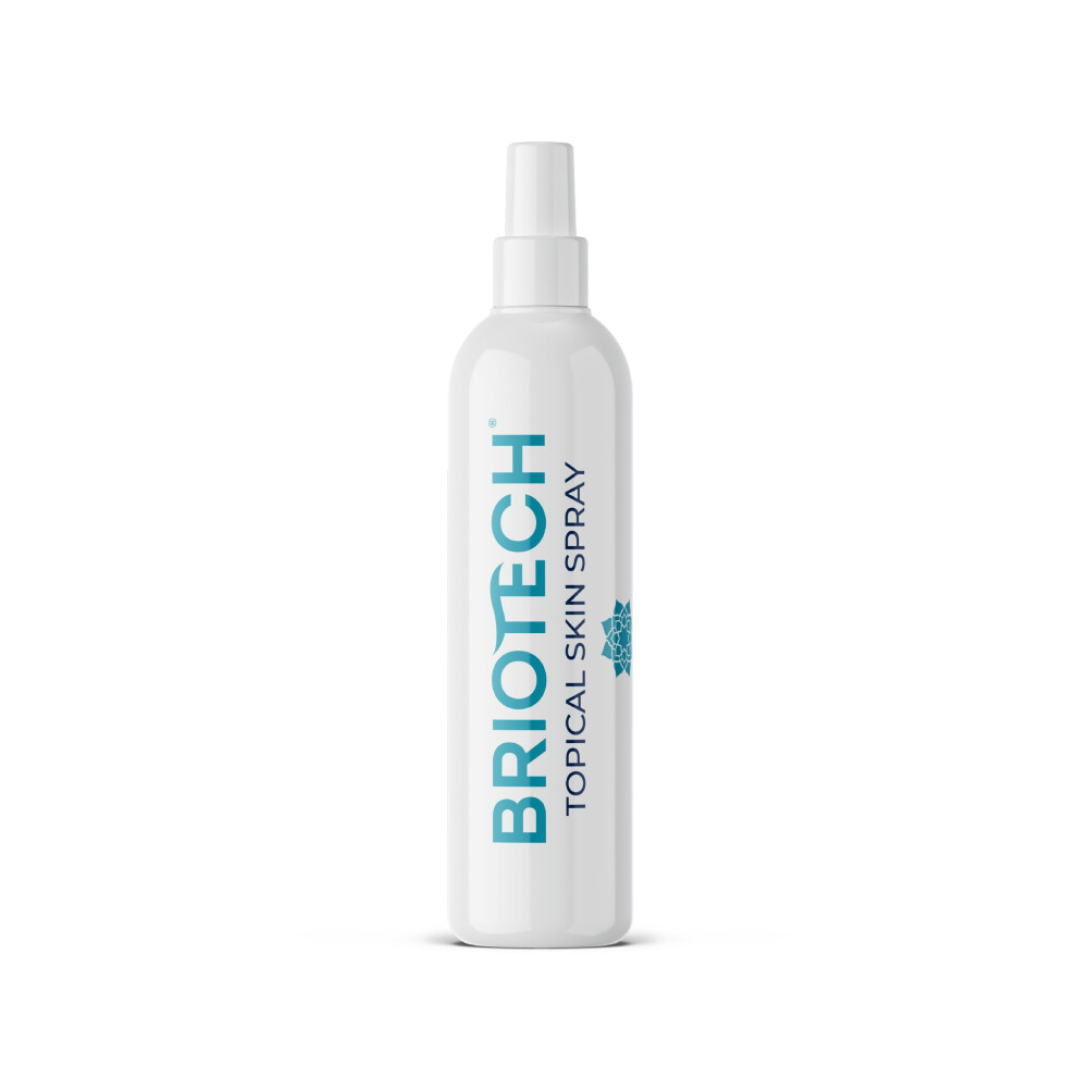 Briotech Topical Skin Spray - Pure Hypochlorous Acid Spray - Soothing Saline Solution For Redness, Dry, Itchy Skin, Scalp - Sun, Piercing Aftercare,