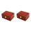 2Pcs Durable Watch Storage Box for Men Wooden Cotton Material Assorted 8