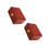 2Pcs Durable Watch Storage Box for Men Wooden Cotton Material Assorted 7