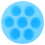3Pcs Silicone Muffin Baking Pan Sky-Blue Non-Stick Mold 1