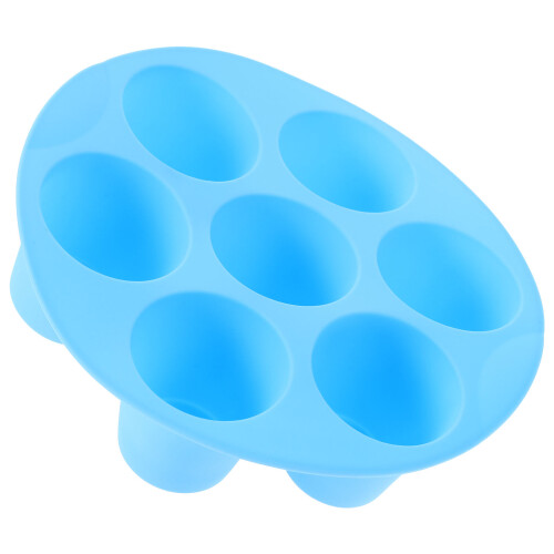 3Pcs Silicone Muffin Baking Pan Sky-Blue Non-Stick Mold 1