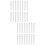 48 Pcs Diy Lightweight Bracelets Child White Pvc 8