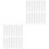 48 Pcs Diy Lightweight Bracelets Child White Pvc 5