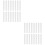 48 Pcs Diy Lightweight Bracelets Child White Pvc 7