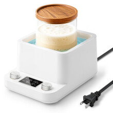 Sourdough Starter Warmer with Precise Temperature Control, Water Bath Dough Proofing Heater, 198H Timer, Fits Jars Up to 50oz
