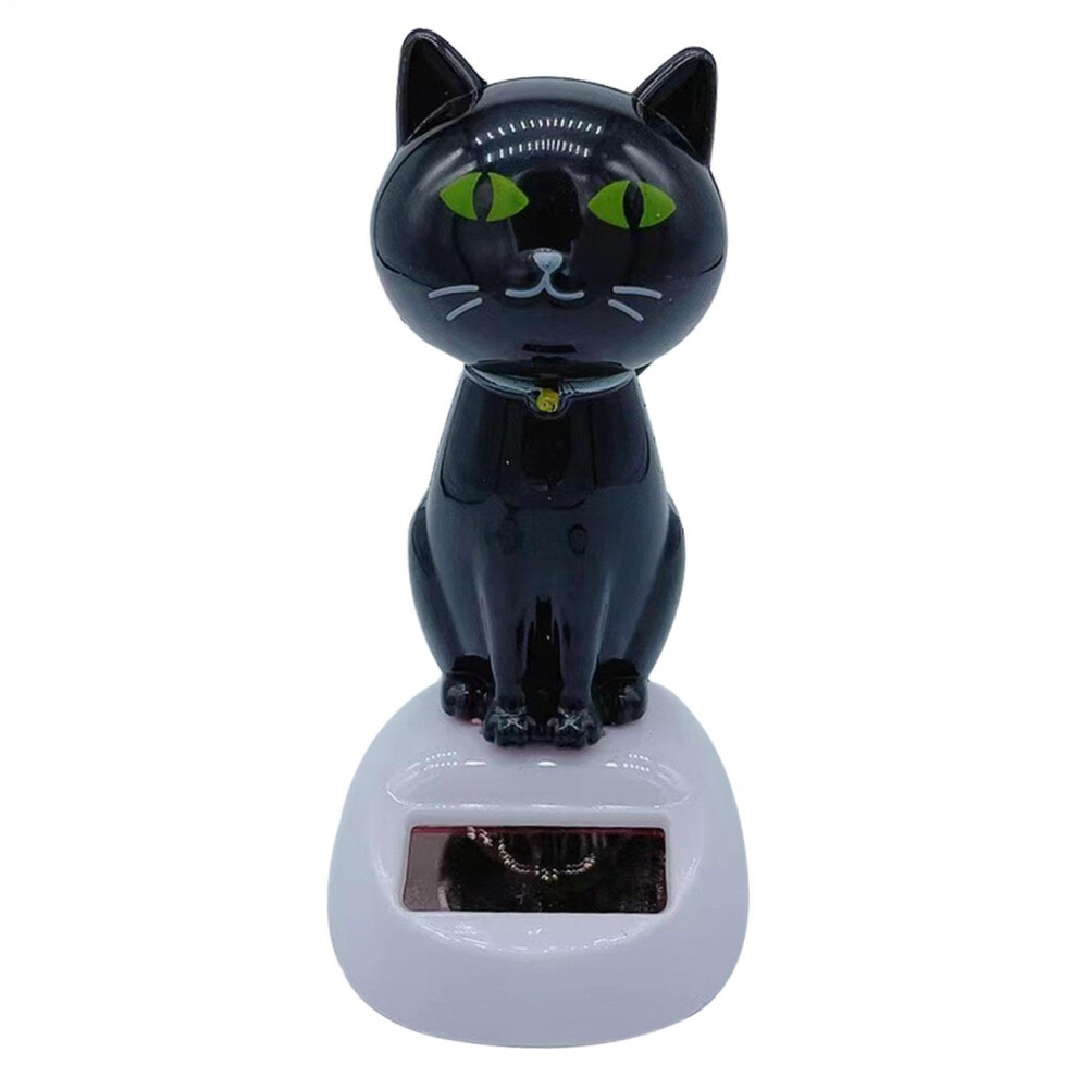 Solar Dancing Cat Dashboard Toy With Solar Powered Motion Cute Figurine For Car Or Home Decor Light 9070919939839