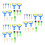 2pcs Drapery Pull Rod Blind Stick Window Blinds Roller No Drilling Extendable Curtain Pole 7