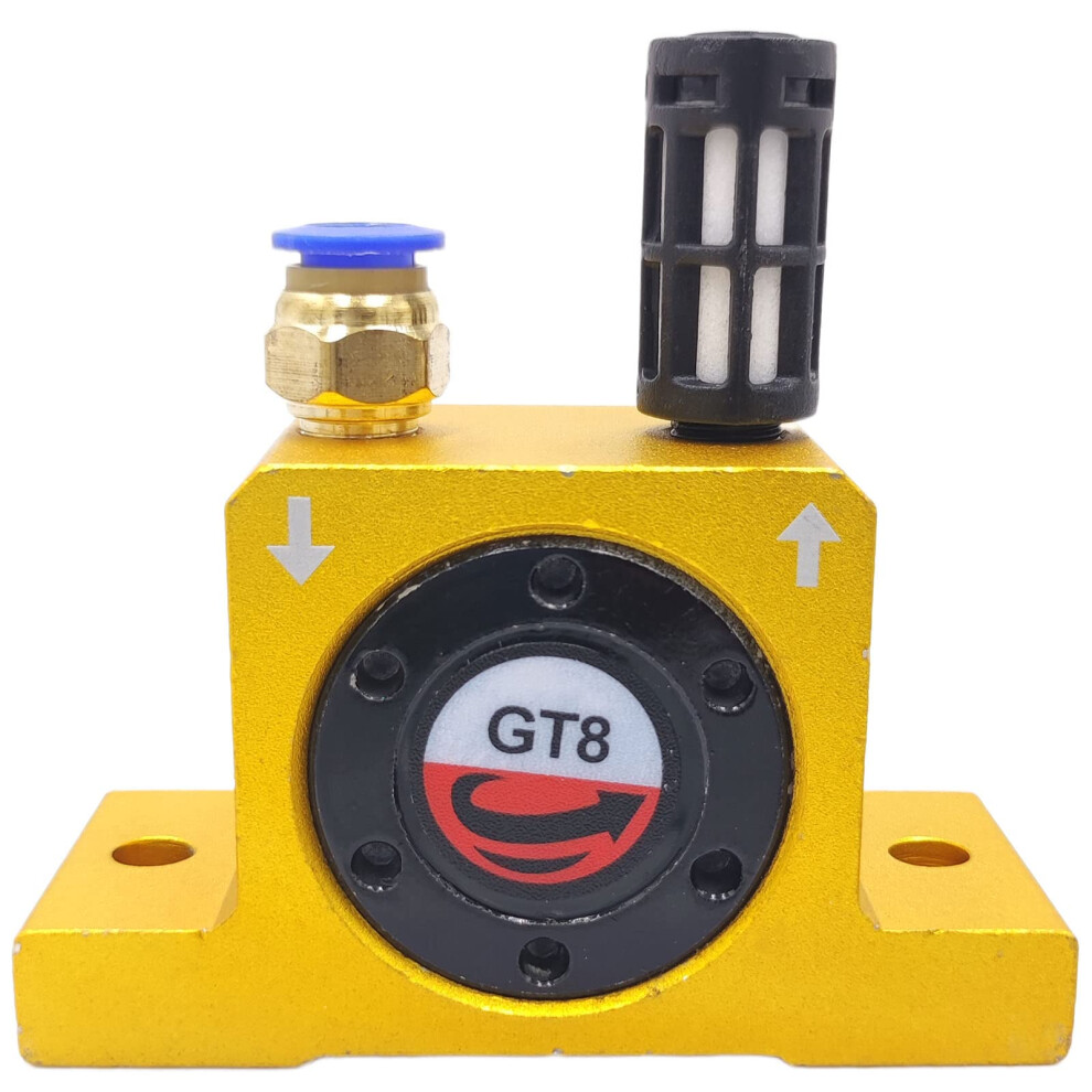 Golden Gt8 1/8'' Pneumatic Turbine Vibrator Silent Industrial Hopper Use With Muffler