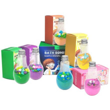 6 Pack Large Bath Bombs Fizzzy Gift Set for Kids & Toddlers, Surprise Experience, Nontoxic, Colorful Fizzy Fun, Bubble Bath STEAM Science Educational